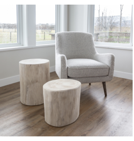 Nova Wide 21" Stump in White