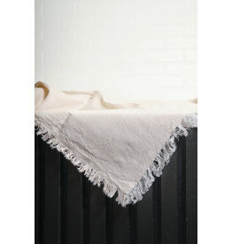 Linen Blend Tablecloth, Blush 60x94