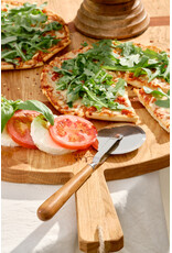 Teak & Stainless Pizza Wheel