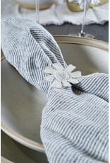 Flower Napkin Ring, White