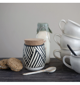 Stoneware Spoon with Glaze