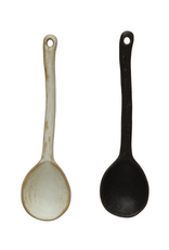 Stoneware Spoon with Glaze