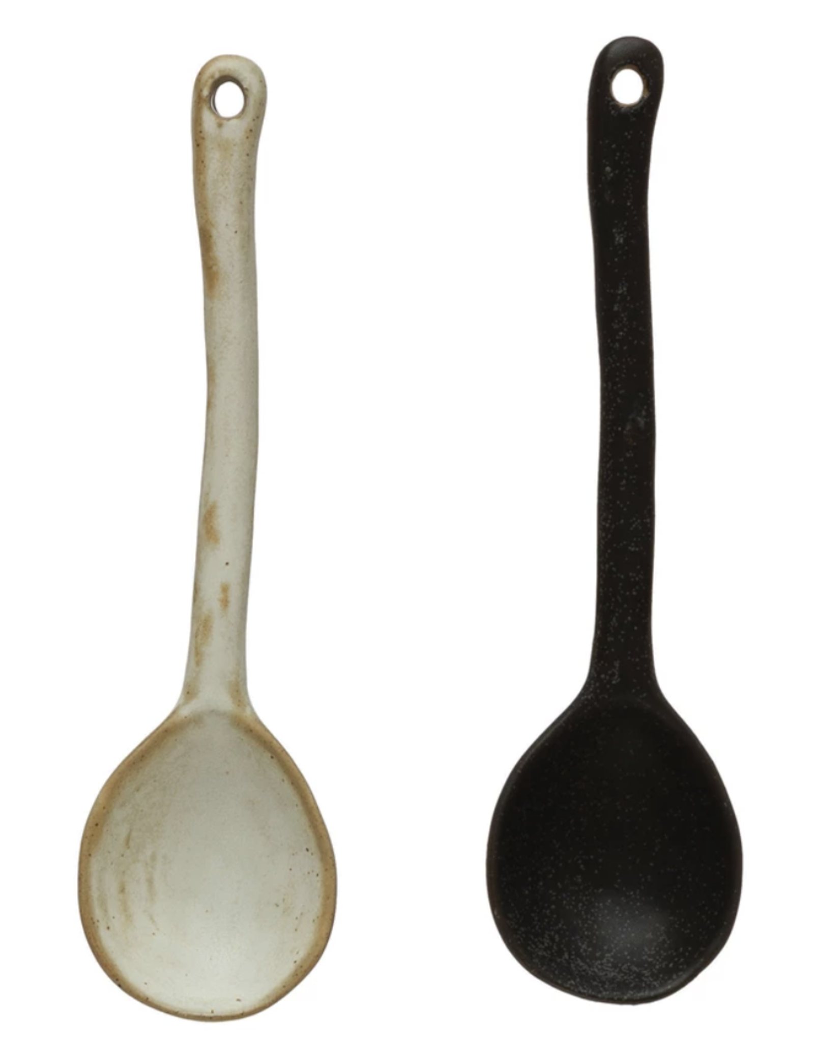 Stoneware Spoon with Glaze