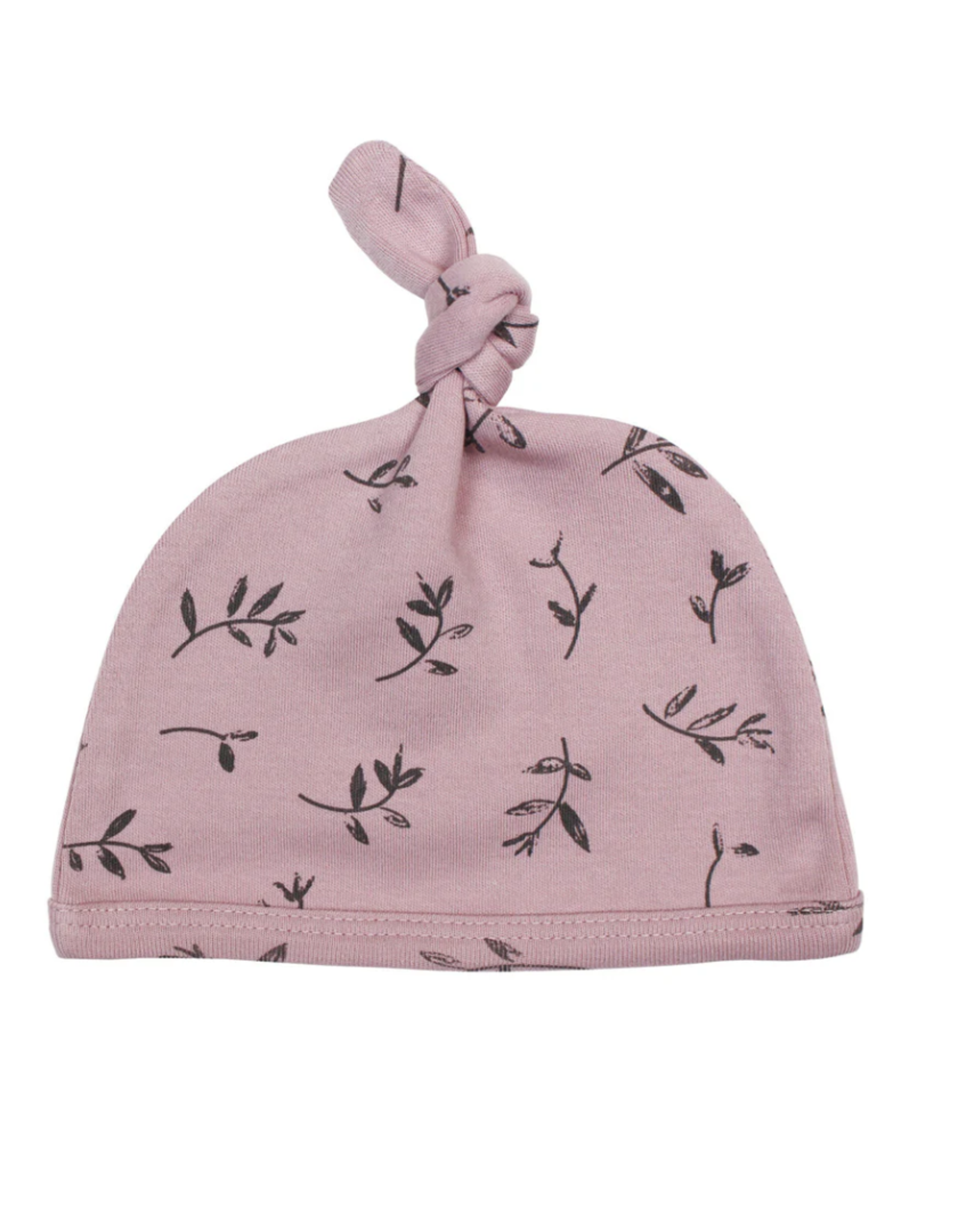 Printed Top Knot Hat in Blossom Flower 0-3 Months