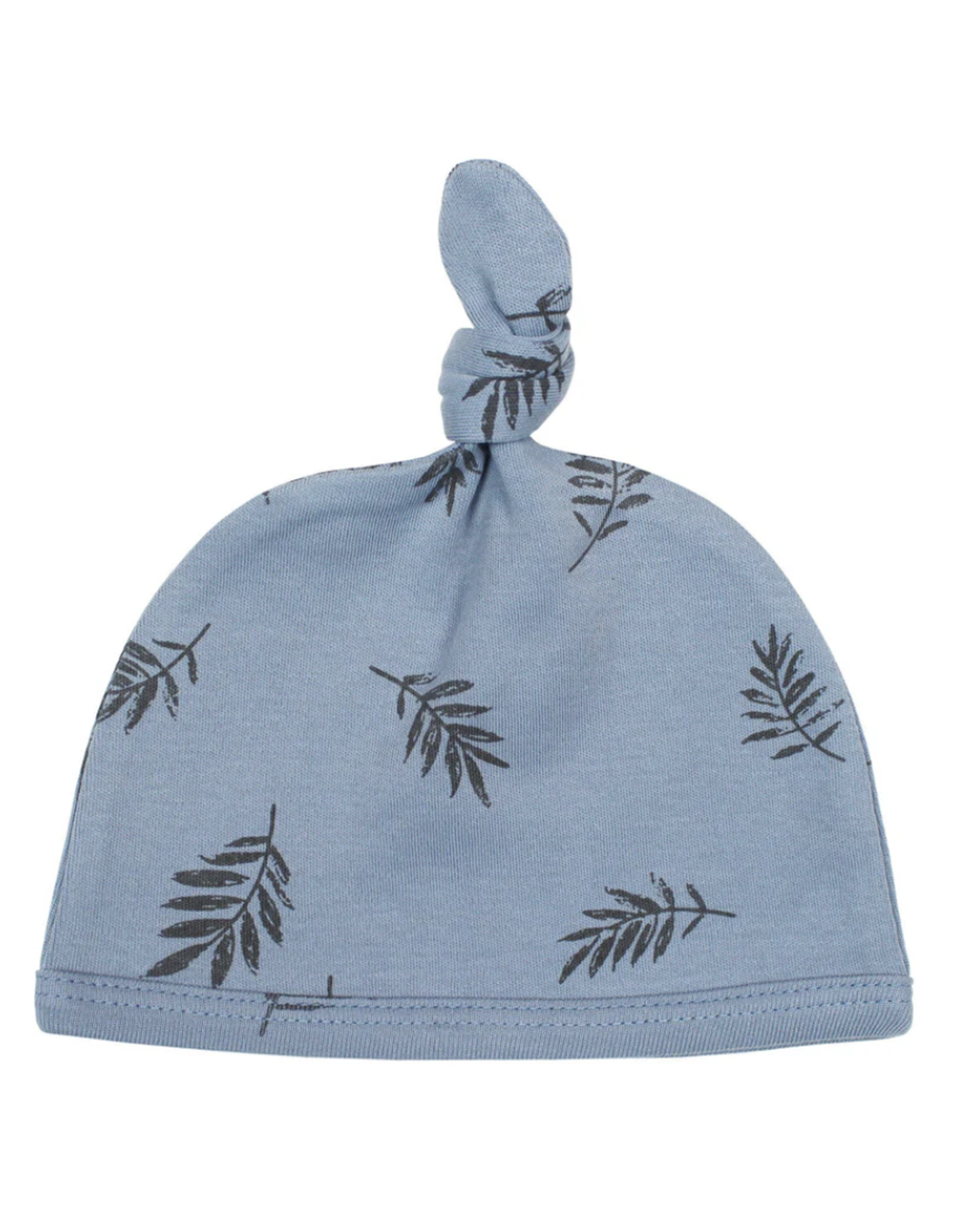 Printed Top Knot Hat in Pool Fern 0-3 Months