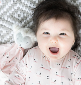 Modal Lovey Blanket, Baa Baa Baby Pink