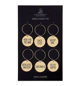 Girls Night In Wine Charm Set