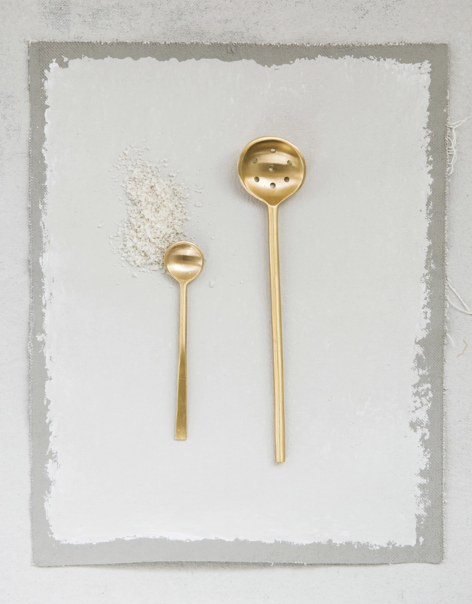 Brass Spoon, Brushed Finish