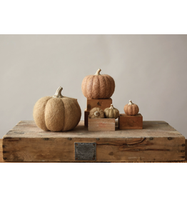 5 1/2" Orange Felt Pumpkin