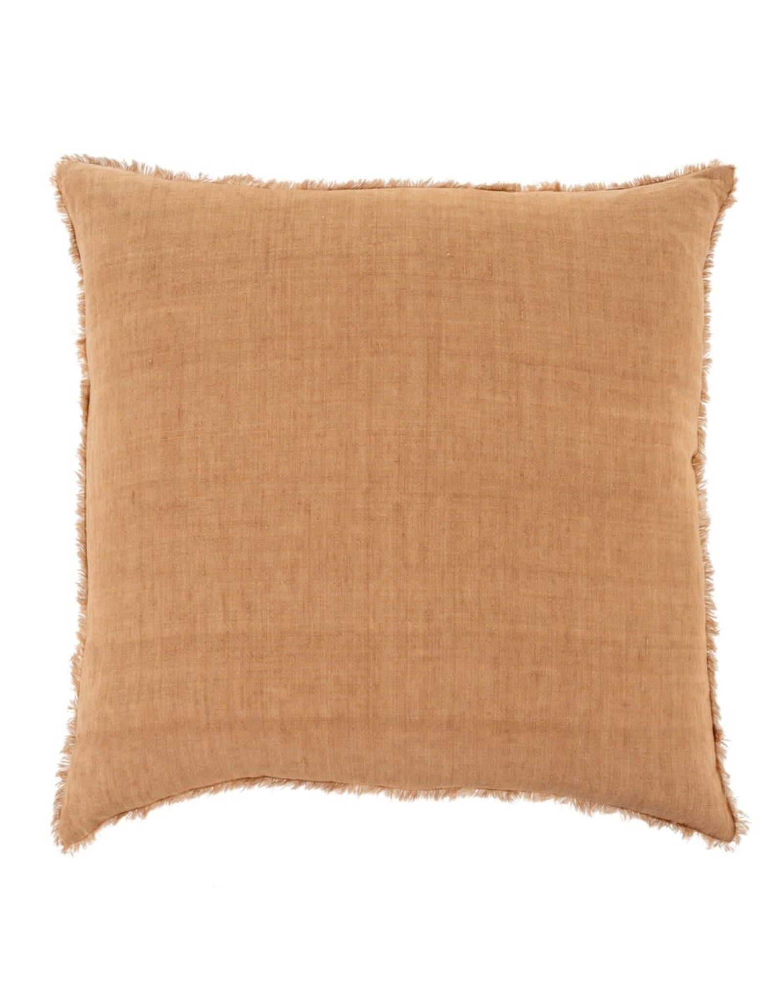 Lina Linen Pillow, Terracotta 24x24