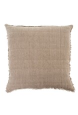 Lina Linen Pillow, Dove 24x24