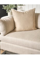 Lina Linen Pillow, Pampas 24x24