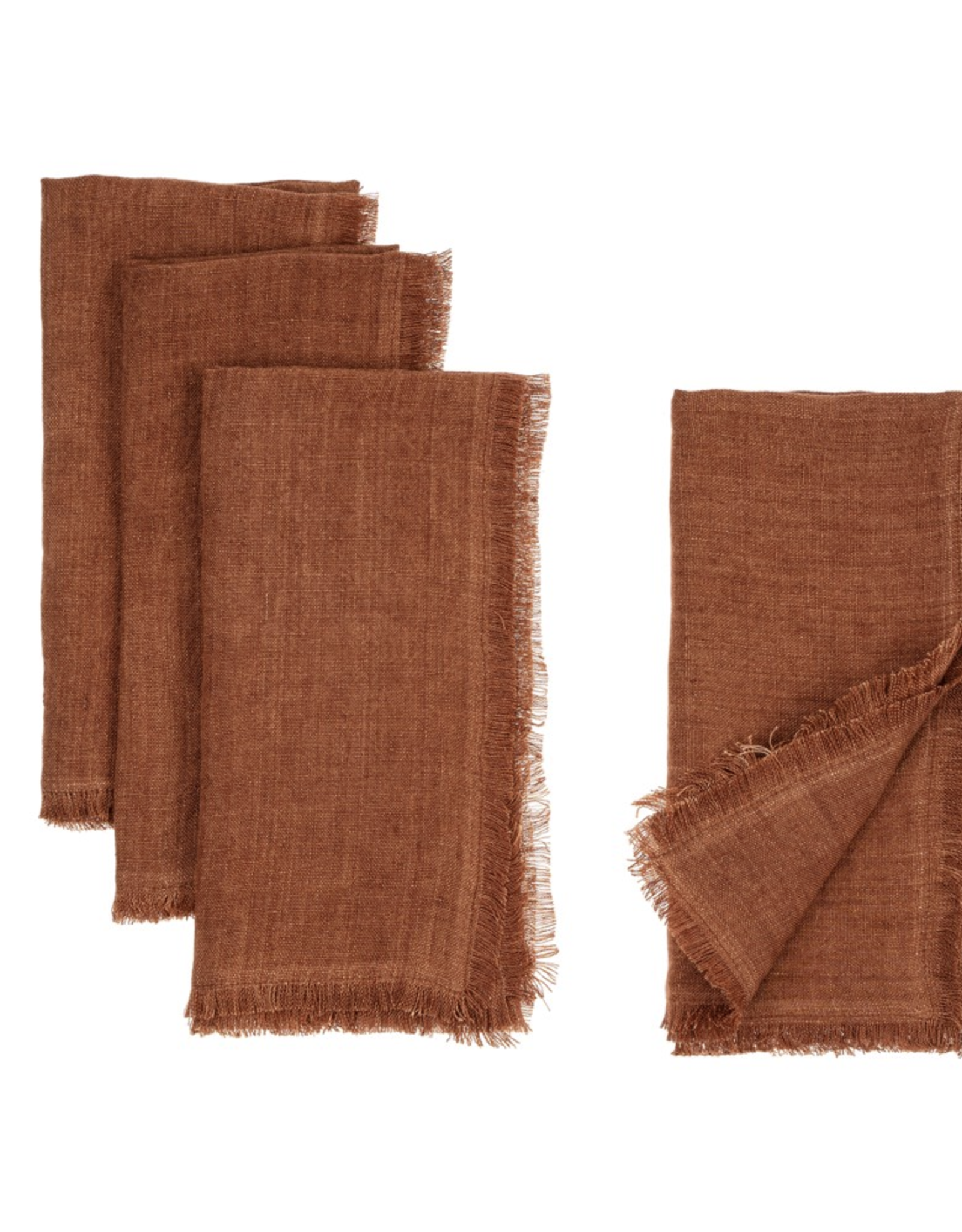 Linen Napkins- Burnt Umber  S/4