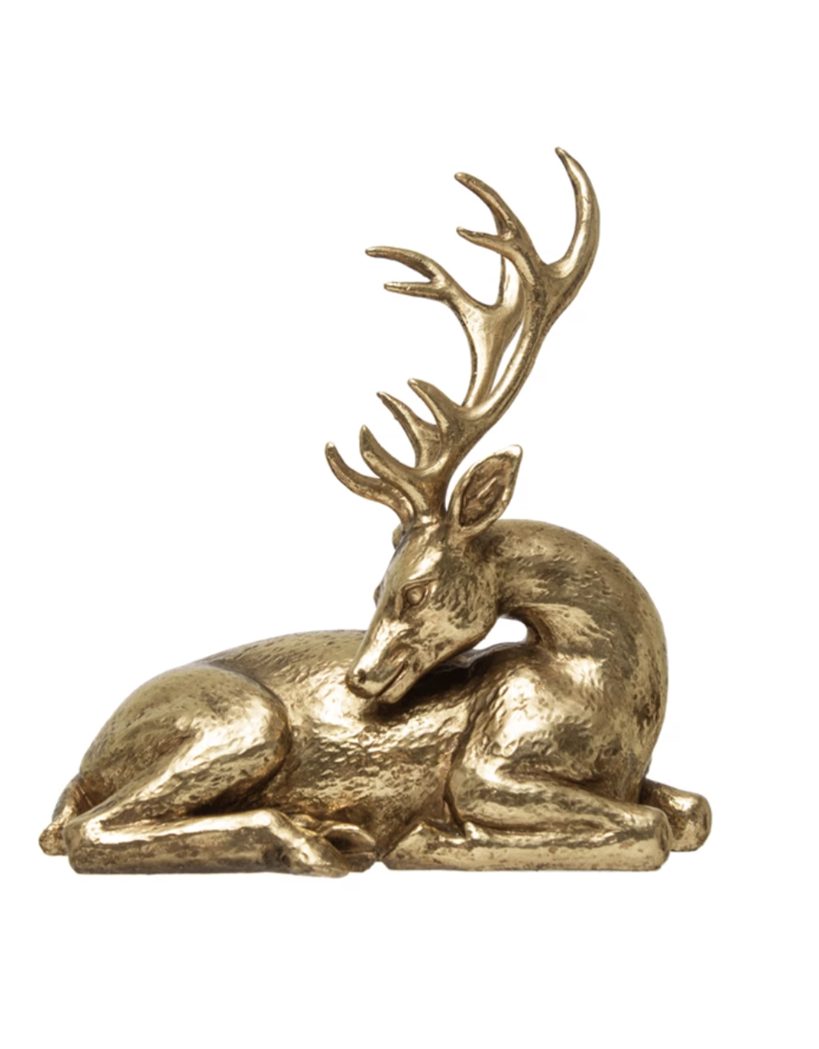 Gold Lying Deer