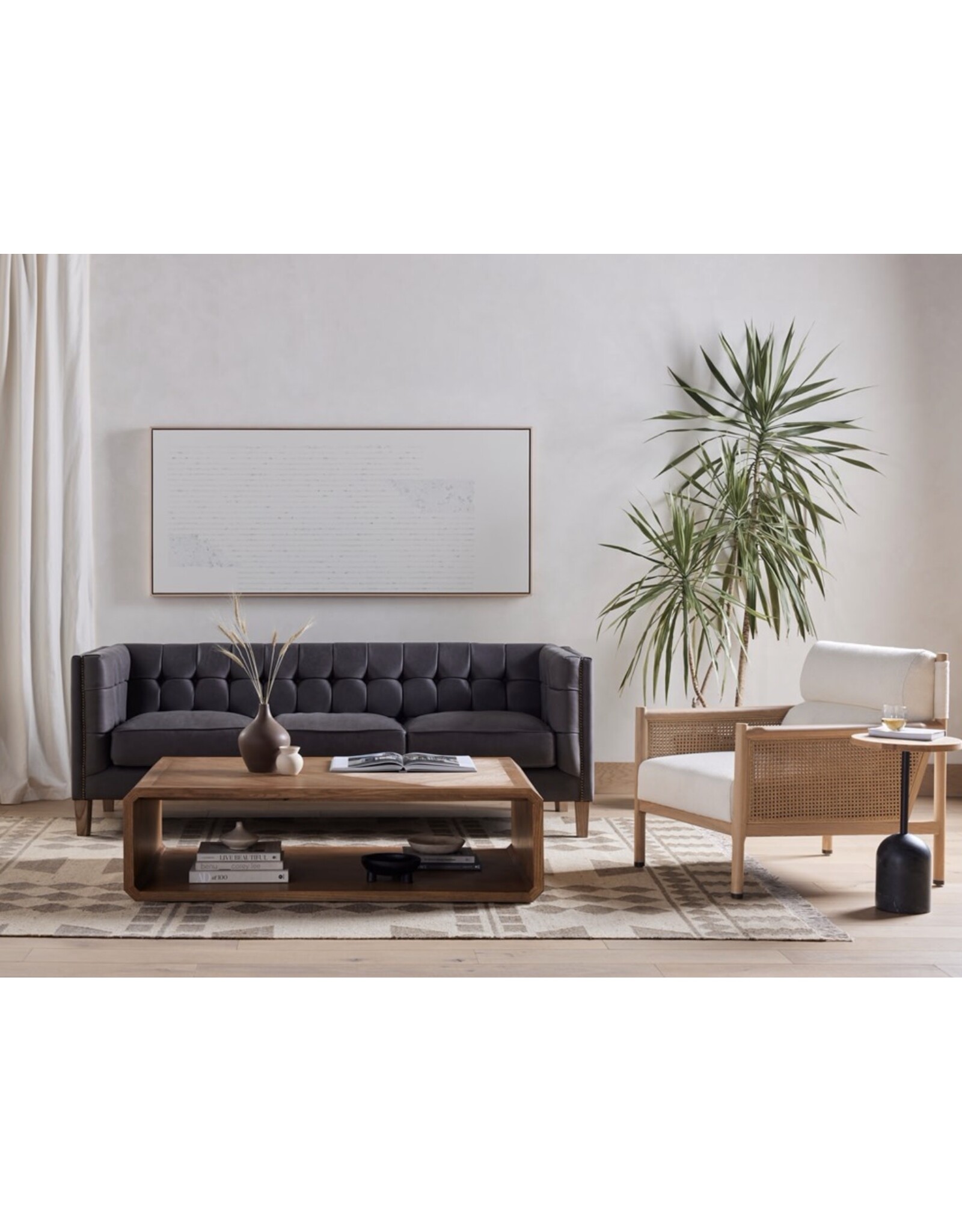 Caspian Coffee Table in Natural Ash