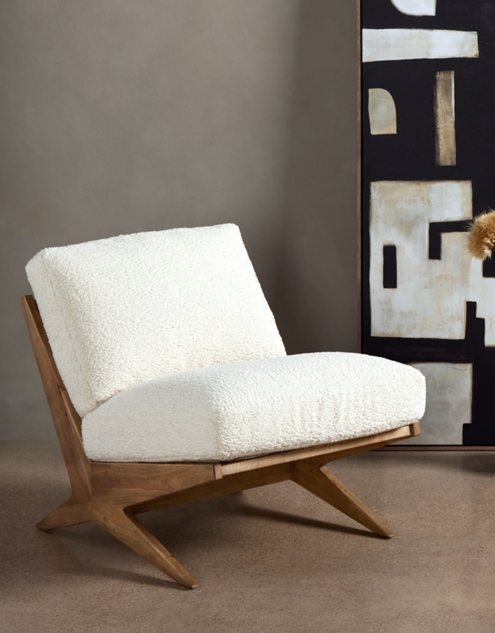 Bastian Chair-Sheepskin Natural