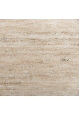 Viola Accent Table-Antique White Marble