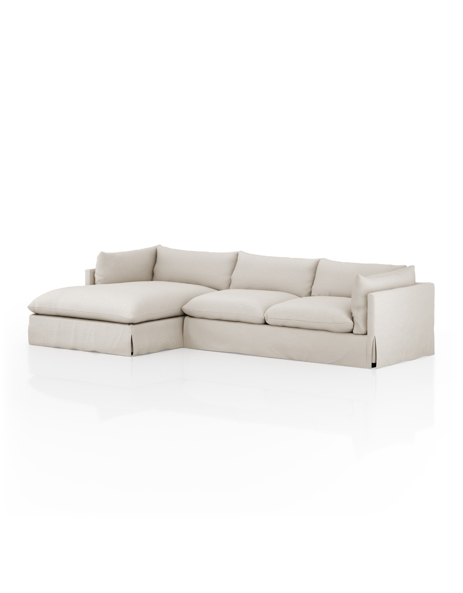 Habitat 2pc LAF Sectional, Valley Nimbus - 133"