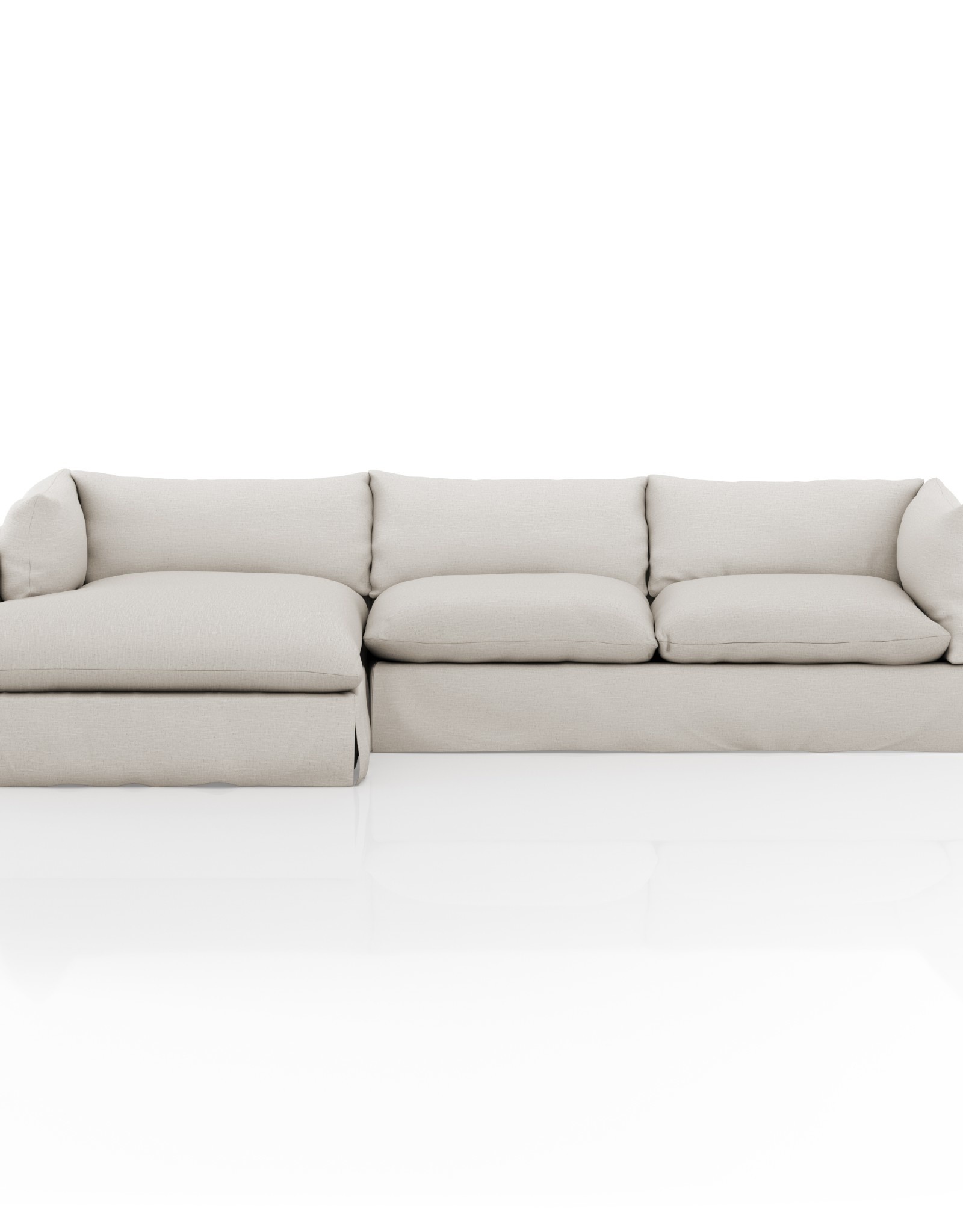 Habitat 2pc LAF Sectional, Valley Nimbus - 133"