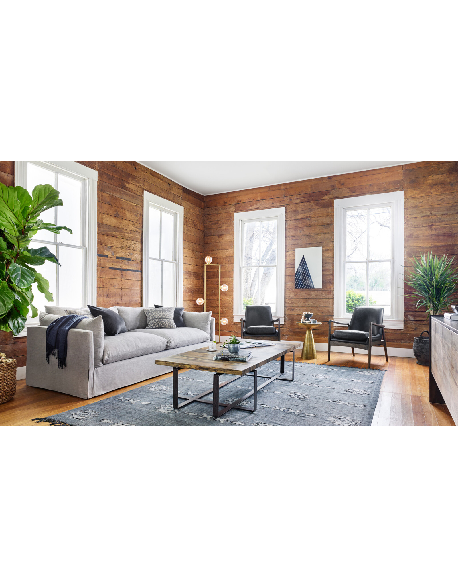 Habitat Slipcover Sofa in Valley Nimbus-96"
