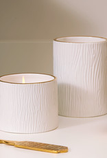 Thymes Frasier Fir Gilded Ceramic Candle - Medium