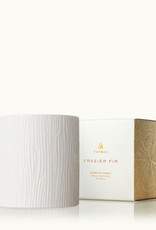 Thymes Frasier Fir Gilded Ceramic Candle - Medium