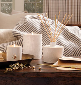 Thymes Frasier Fir Gilded Ceramic Candle - Medium