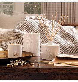 Thymes Frasier Fir Gilded Ceramic Candle - Medium