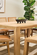 Capra Dining Table - Light Oak Resin