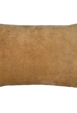 Vera Velvet Pillow, Light Gold 16x24