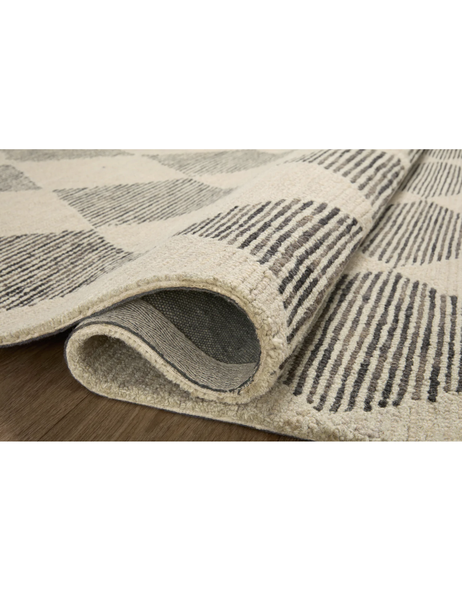 Chris Loves Julia x Loloi Francis Rug FRA-01 - Beige / Charcoal