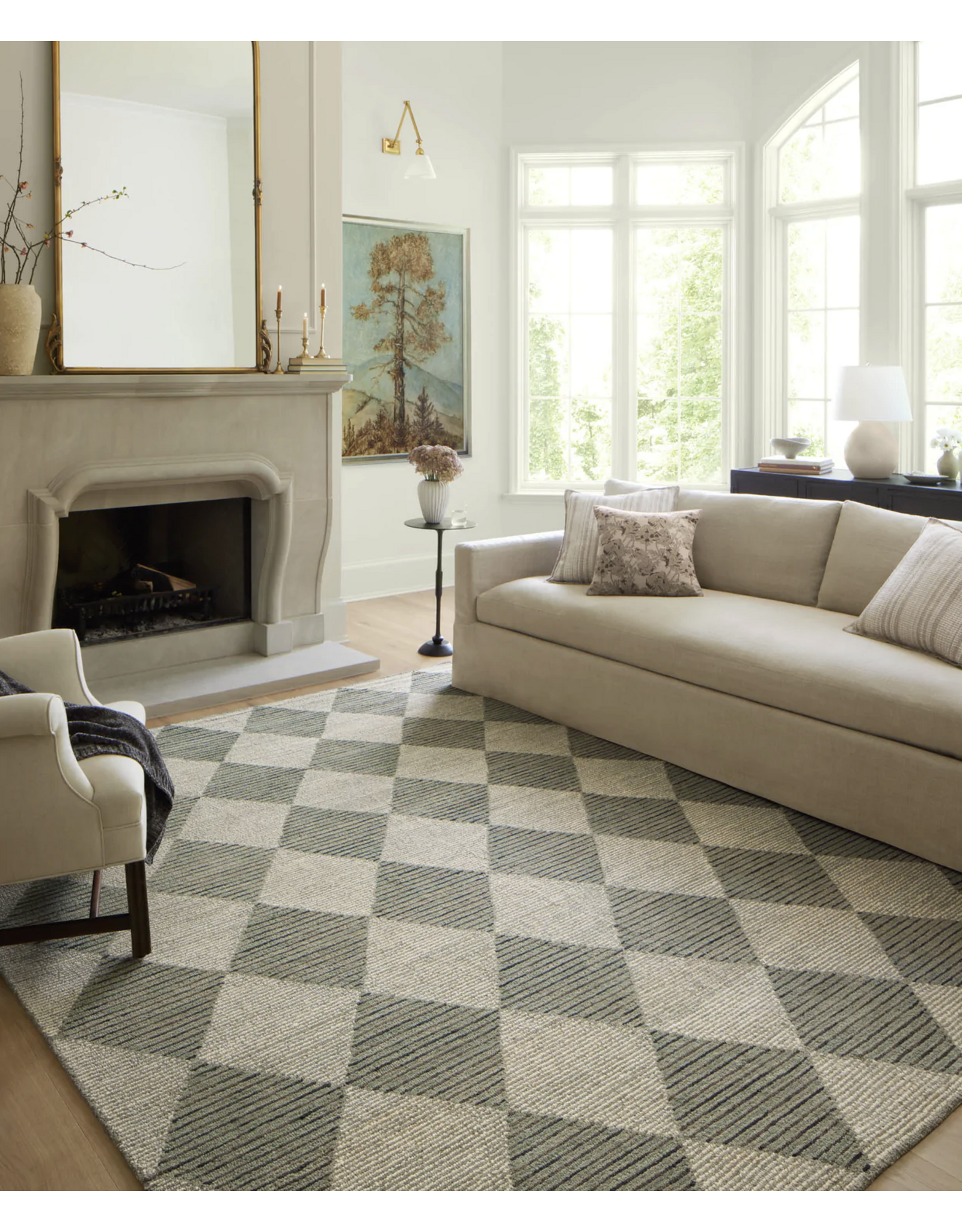 Chris Loves Julia x Loloi Francis Rug FRA-01 - Spa / Granite