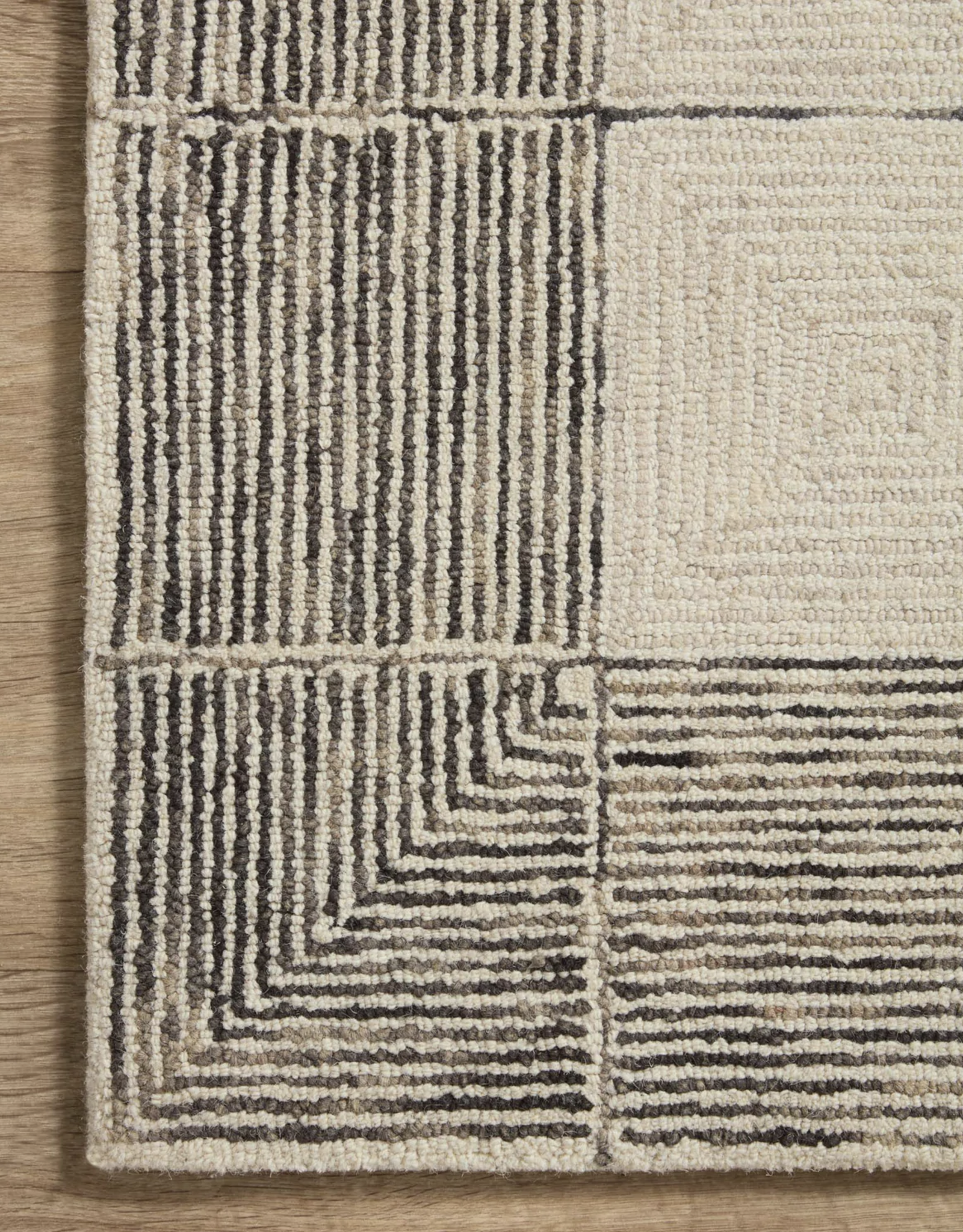 Chris Loves Julia x Loloi Francis Rug  FRA-02 Cream / Black