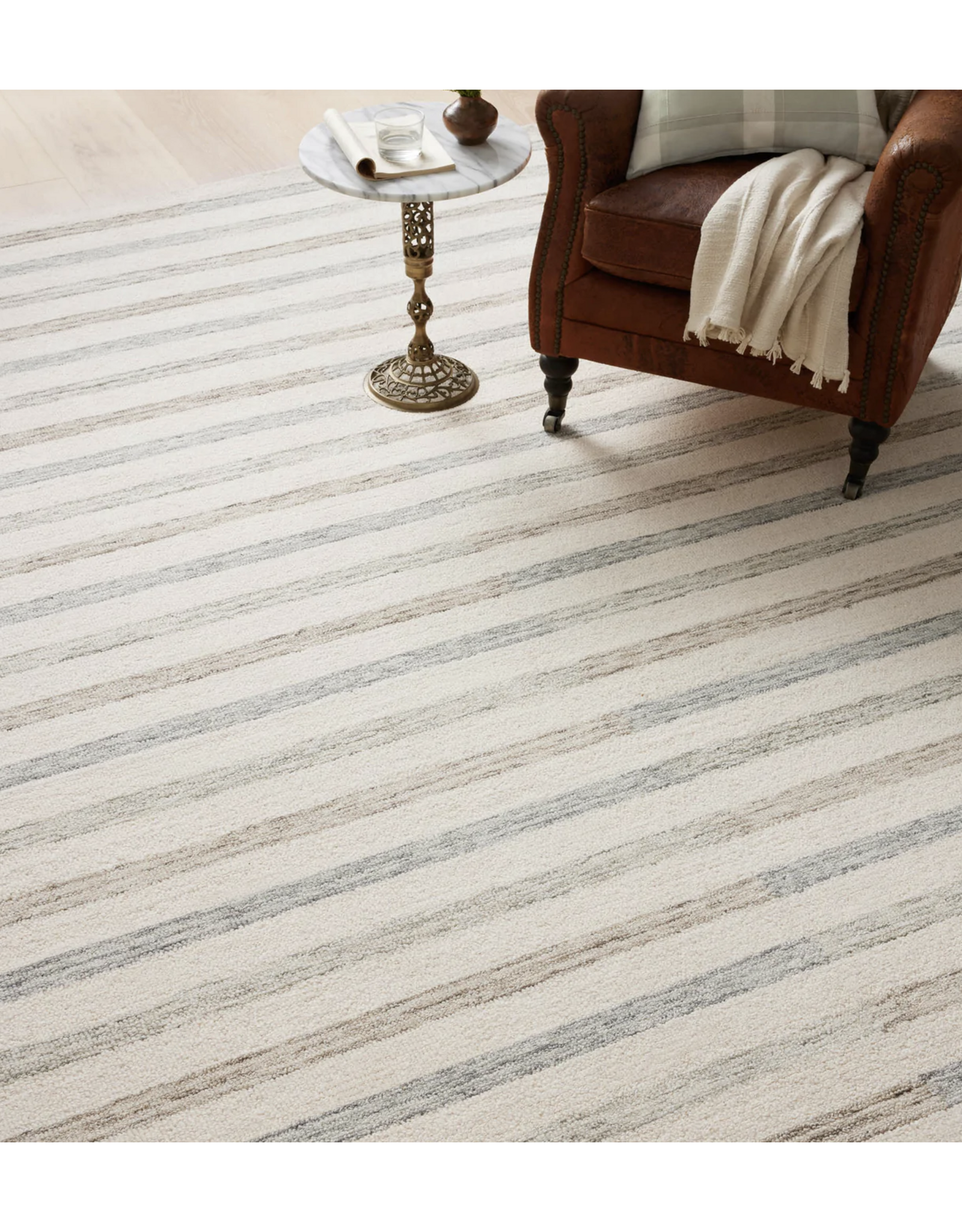 Chris Loves Julia x Loloi Chris Rug CHR-05 Ivory / Slate