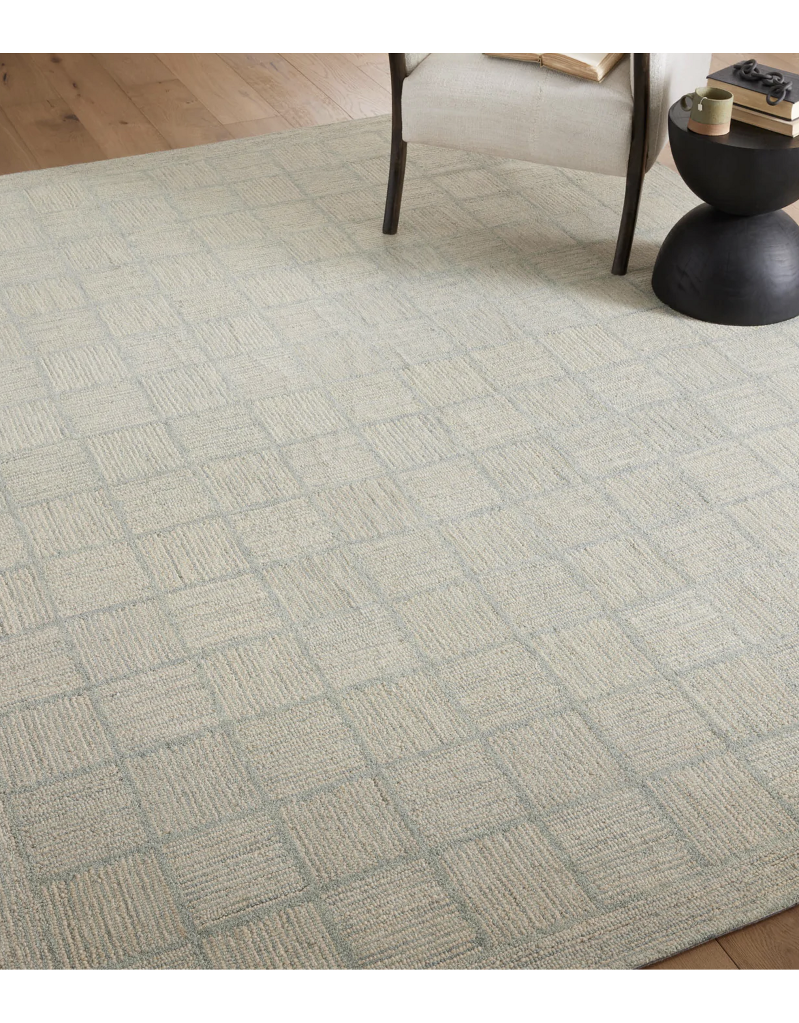 Chris Loves Julia x Loloi Francis Rug FRA-03 - Silver / Sky