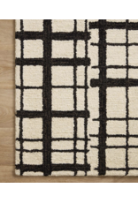 Chris Loves Julia x Loloi Polly Rug POL-02 - Black / Ivory
