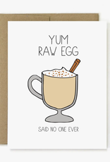 Egg Nog Christmas Card