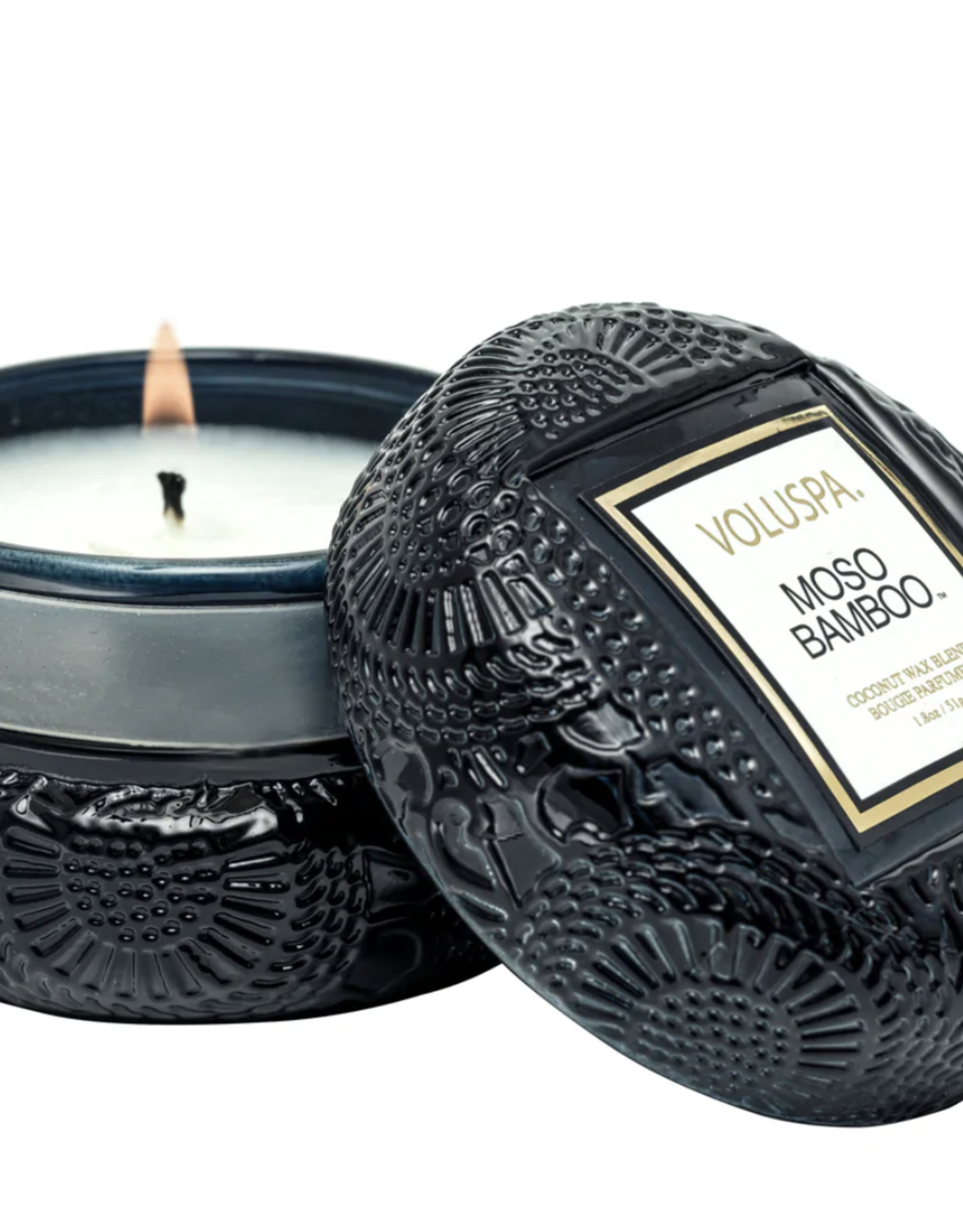 Moso Bamboo Macarcon Candle