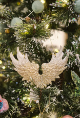 Glittered Wings Ornaments