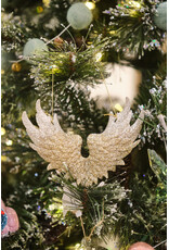 Glittered Wings Ornaments