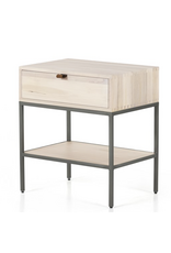 Trey Nightstand In Dove Poplar