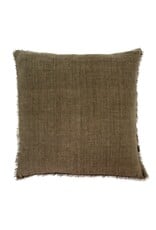 Lina Linen Pillow, Shadow 24x24