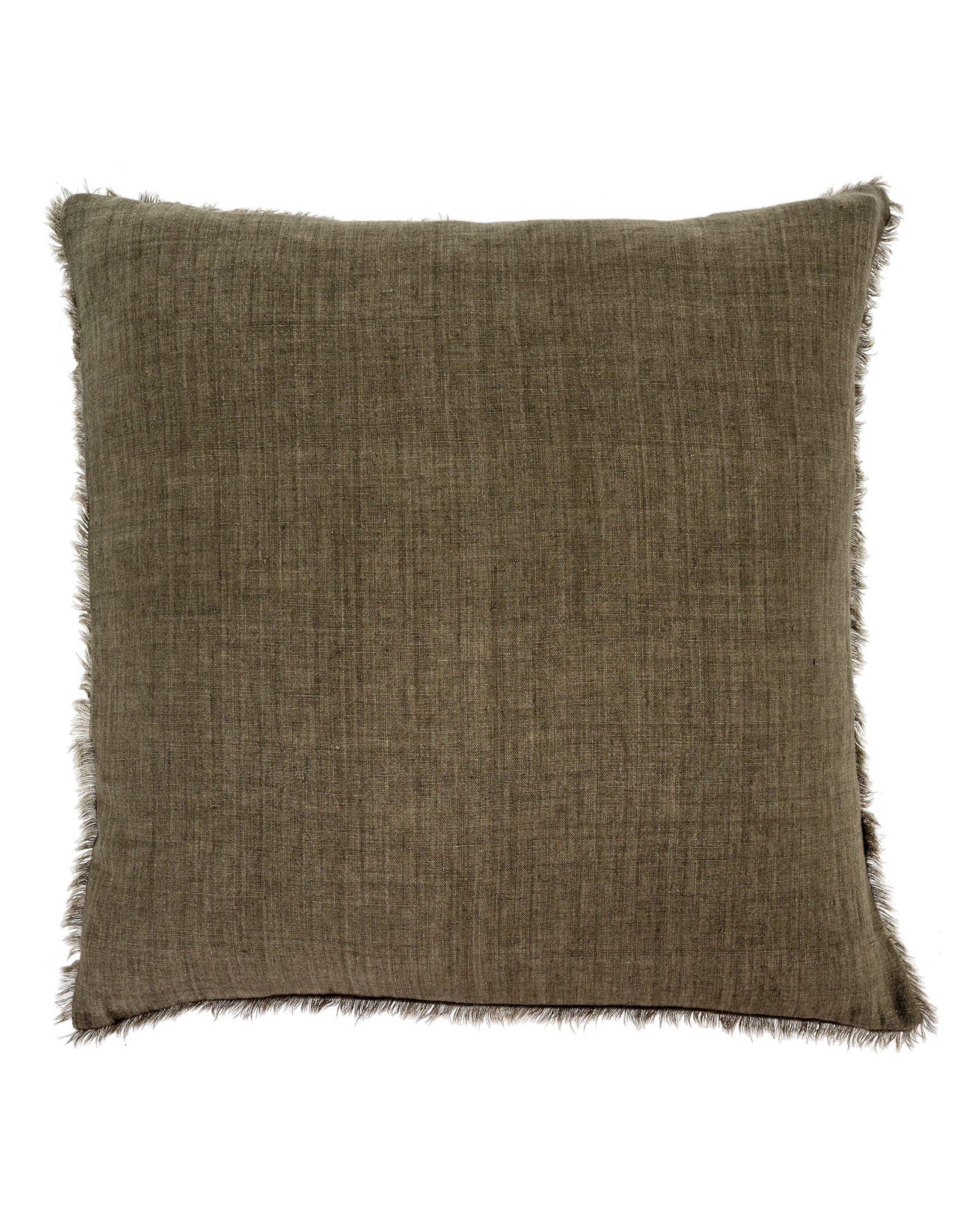 Lina Linen Pillow, Shadow 24x24