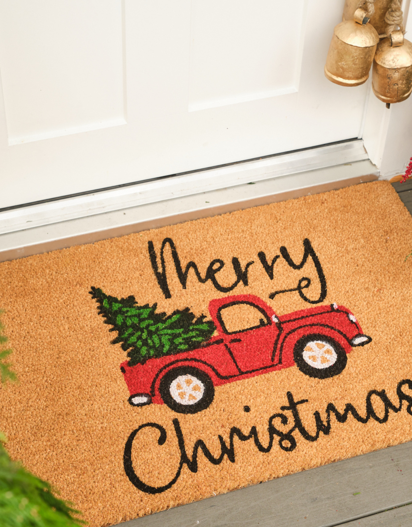 Christmas Memories Doormat  Red 24"x 36"
