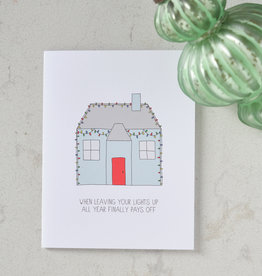 Lights Up Holiday Card