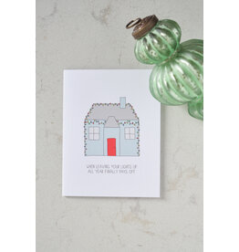 Lights Up Holiday Card