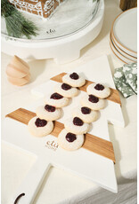 White Mod Tree Charcuterie Board, Small