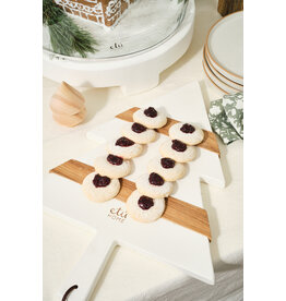 White  Mod Tree Charcuterie Board, Small