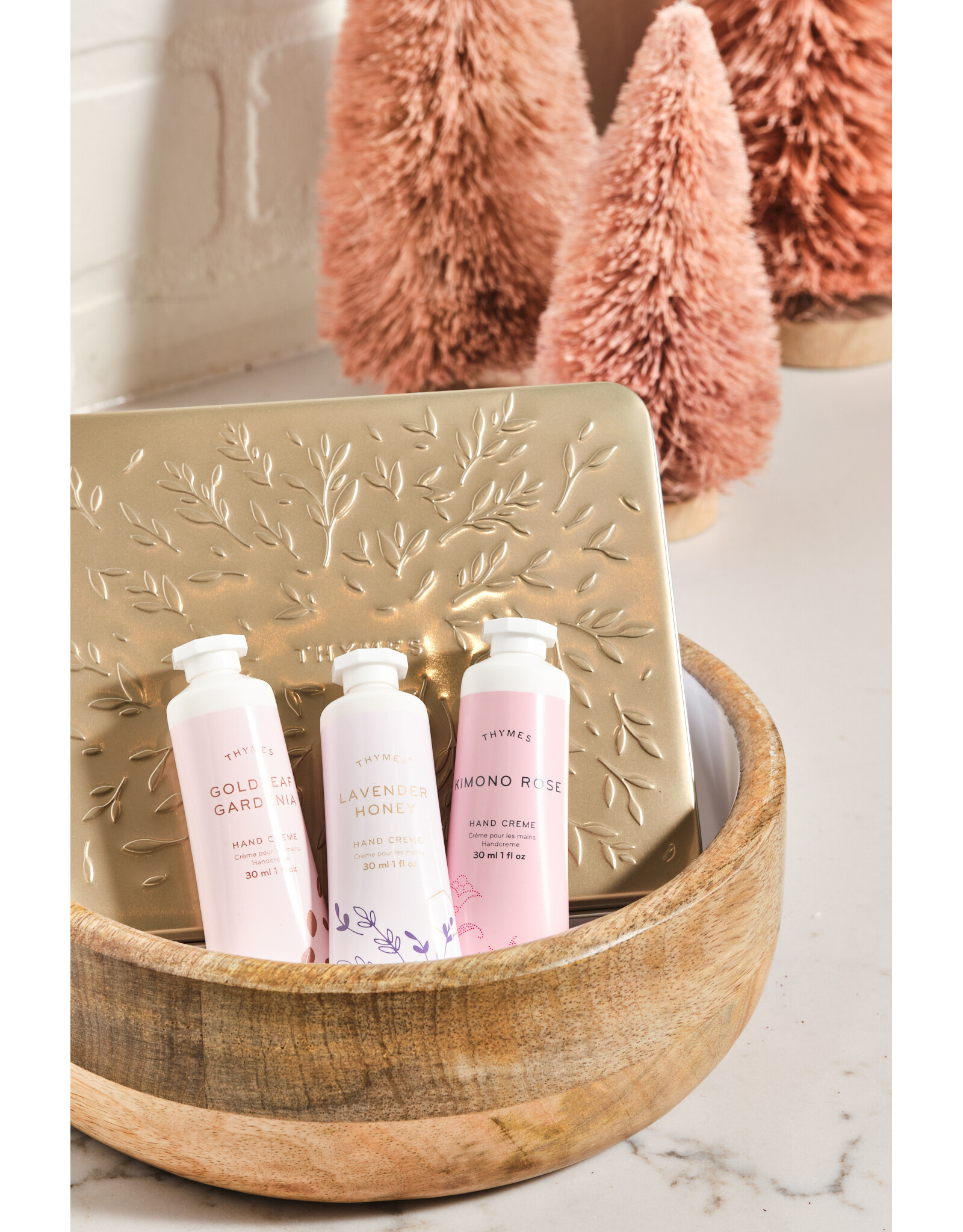 Kimono Rose, Lavender Honey & Goldleaf Gardenia Hand Cream Trio