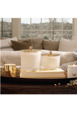 Frasier Fir Medium Frosted Wood Grain Candle